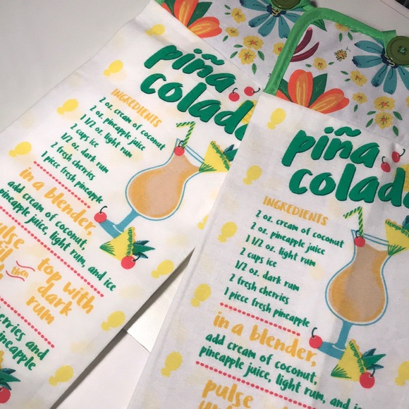 Piña Colada Kitchen Towels 🍍 - Picture 2 of 8